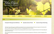 Glen Elgin Vineyard Management Website